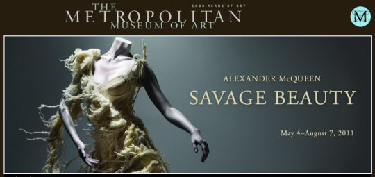 Vogue on Alexander McQueen Savage Beauty at the Met NY
